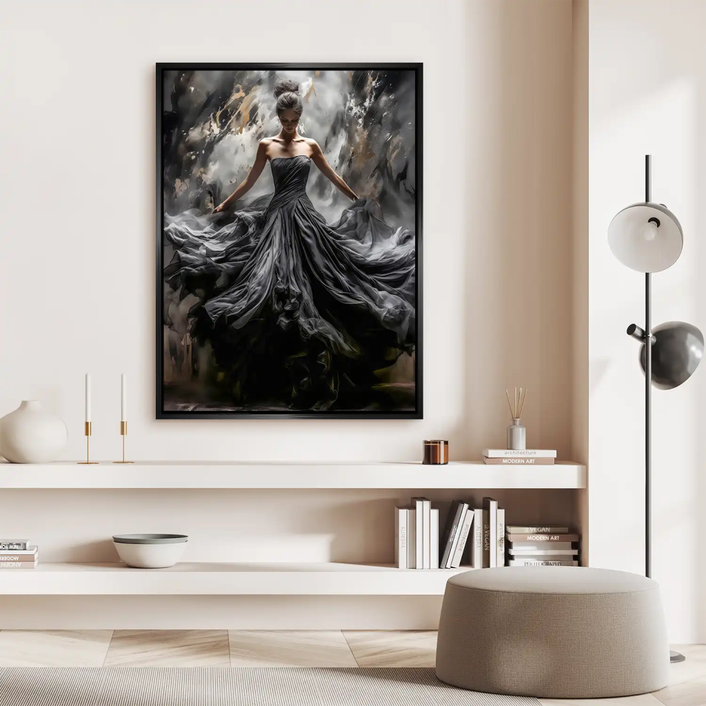 Ballerina Abstrakt AluDibond Bild INGALERIE