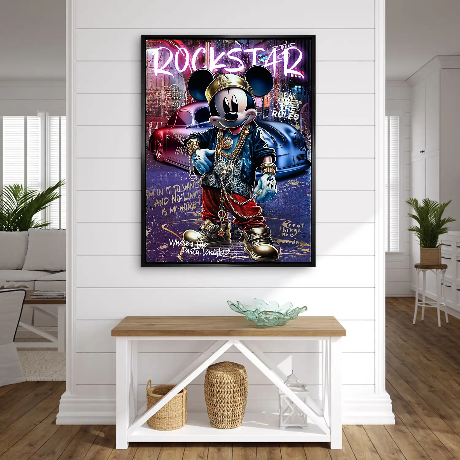 Micky Rockstar AluDibond Bild INGALERIE