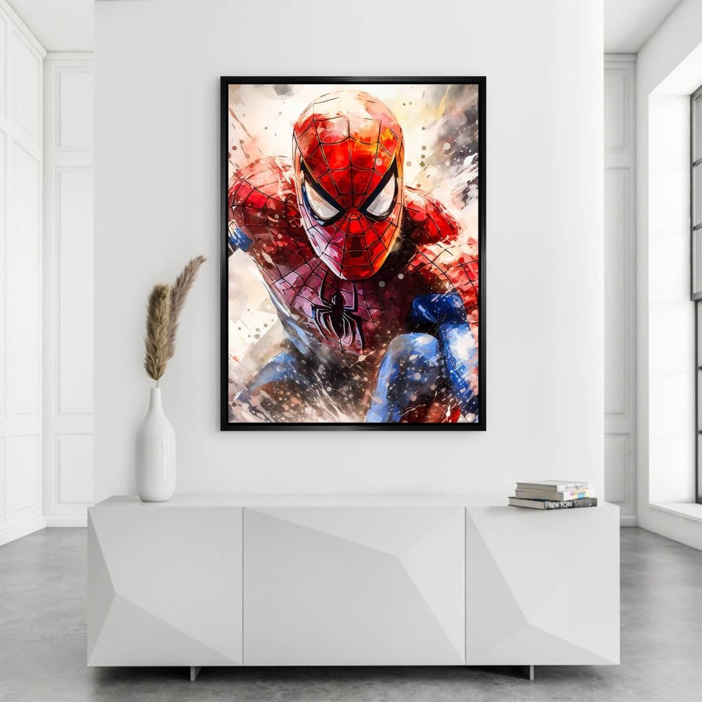 Pop Art Aludibond Bild Spiderman Abstrakt INGALERIE