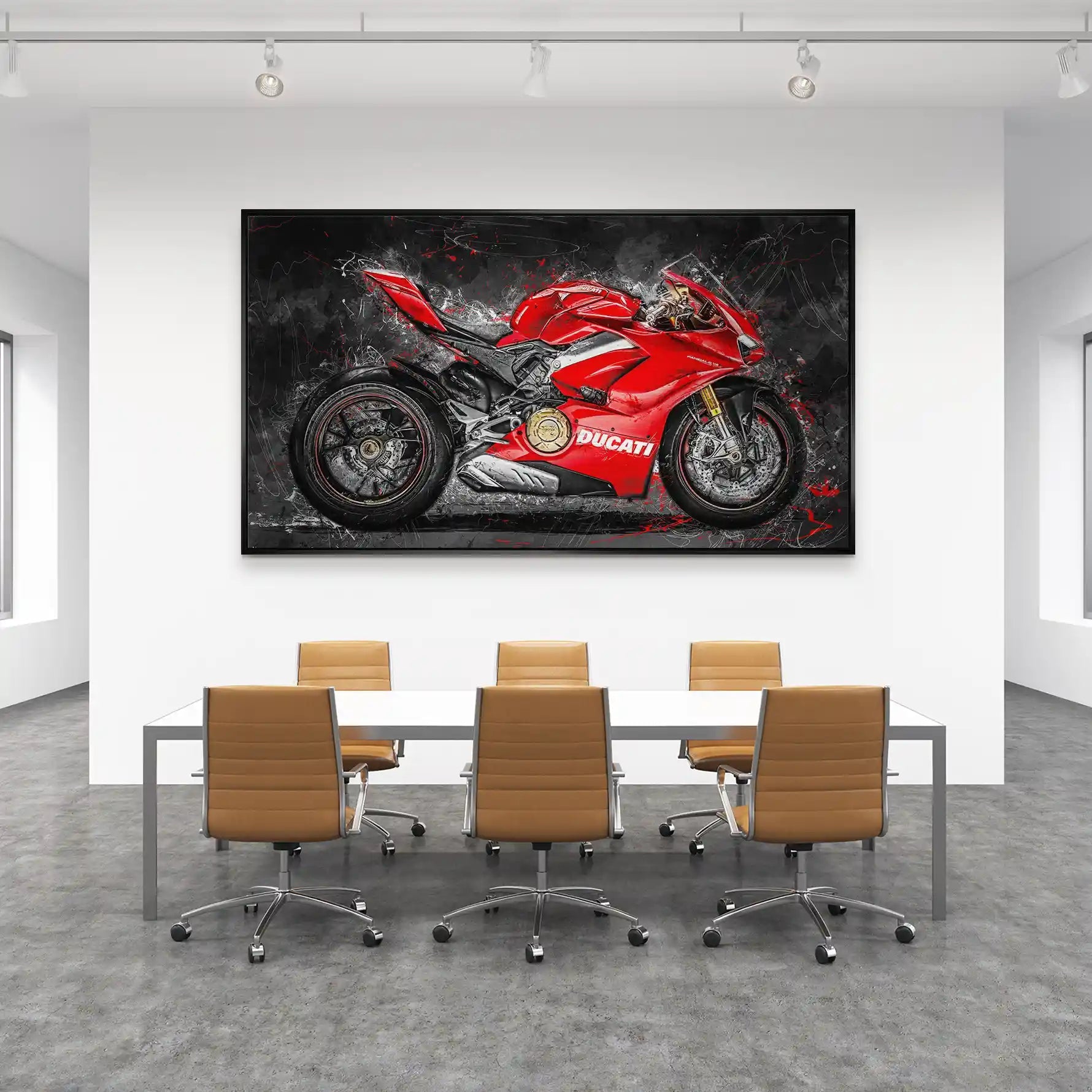 Ducati Panigale Abstrakt Alu Gebürstet INGALERIE