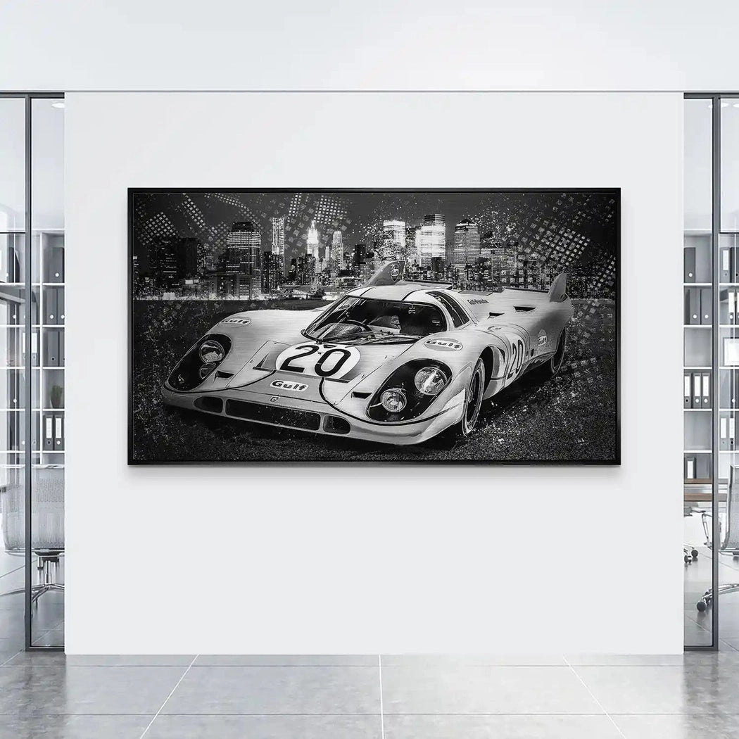 Porsche 917 Black Style Alu Gebürstet INGALERIE