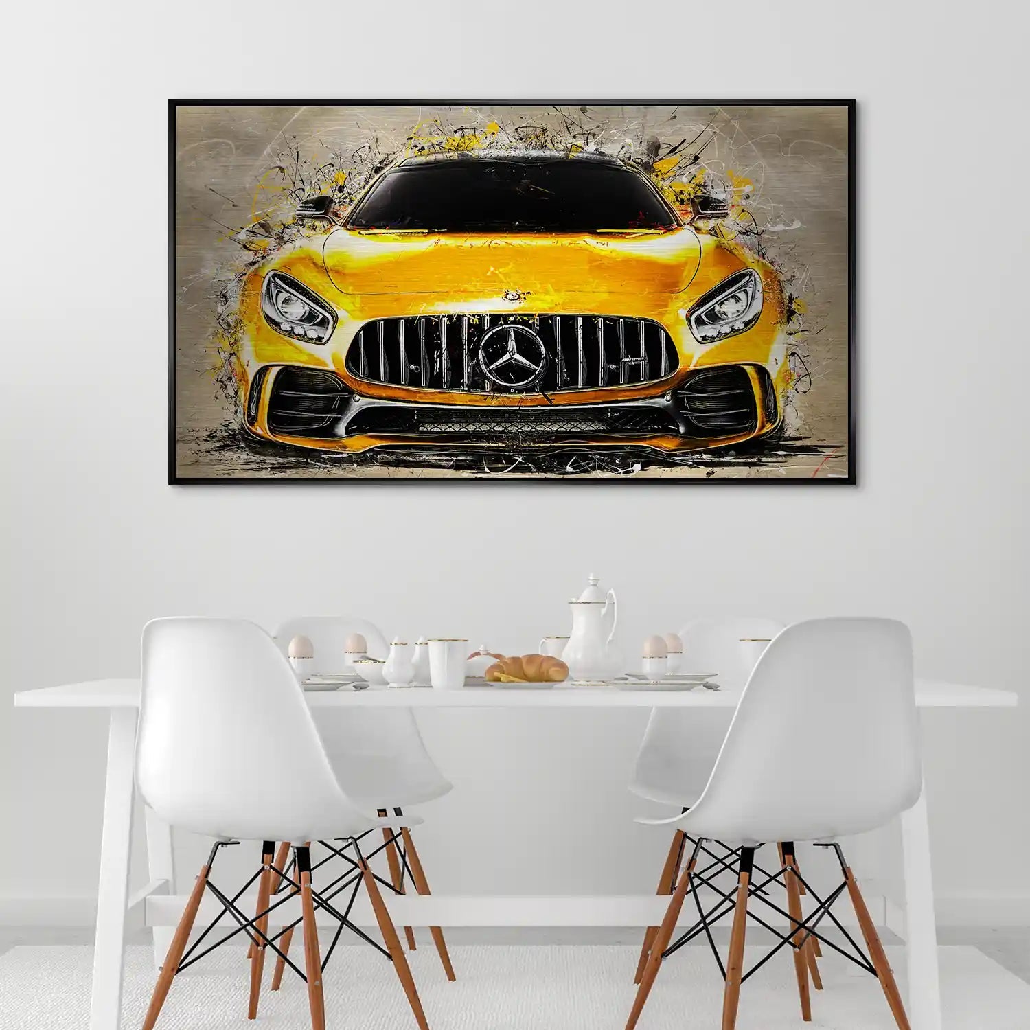 Mercedes AMG GT Retro Style Alu Gebürstet INGALERIE