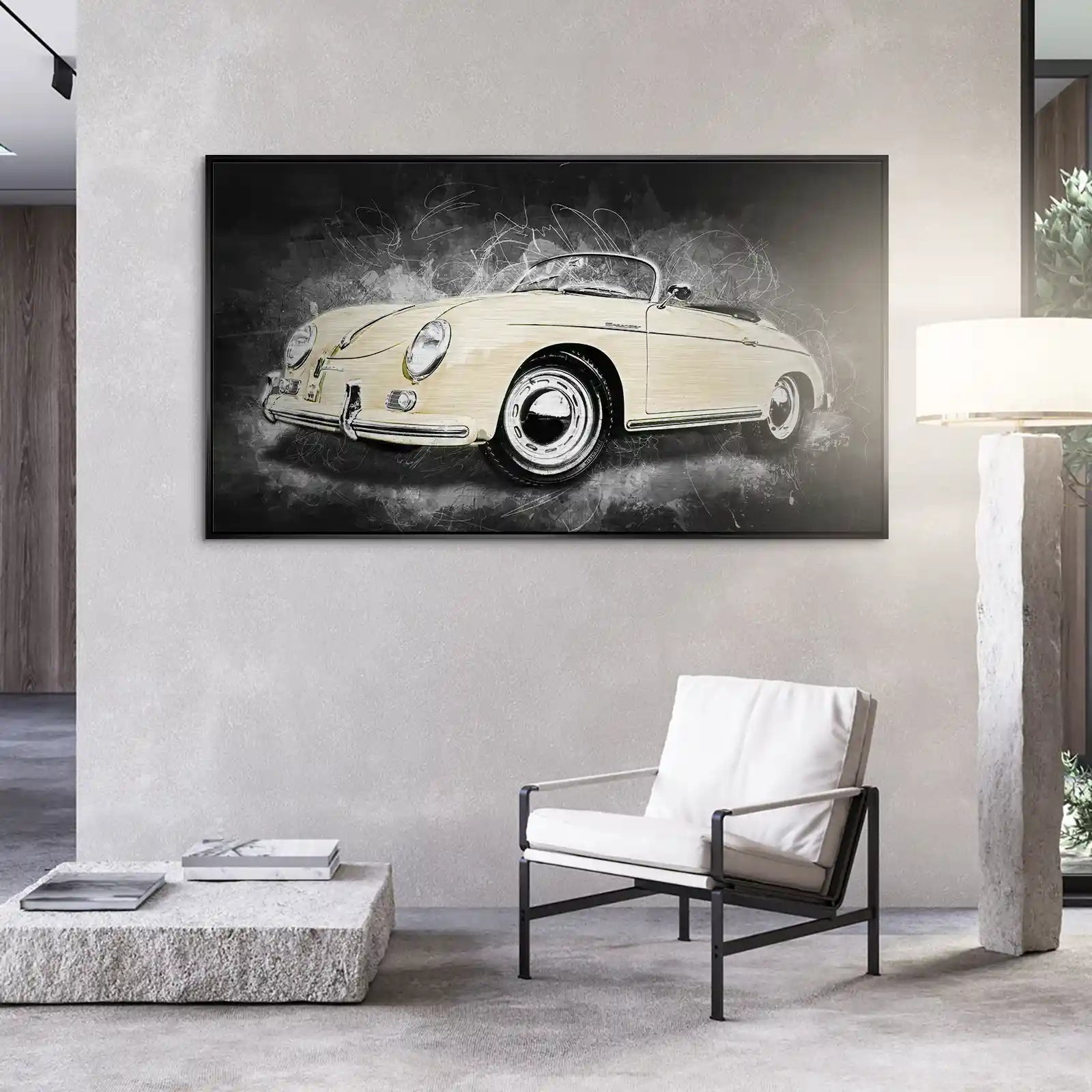Ivory Elegance – Porsche Speedster 365 Alu gebürstet Bild INGALERIE