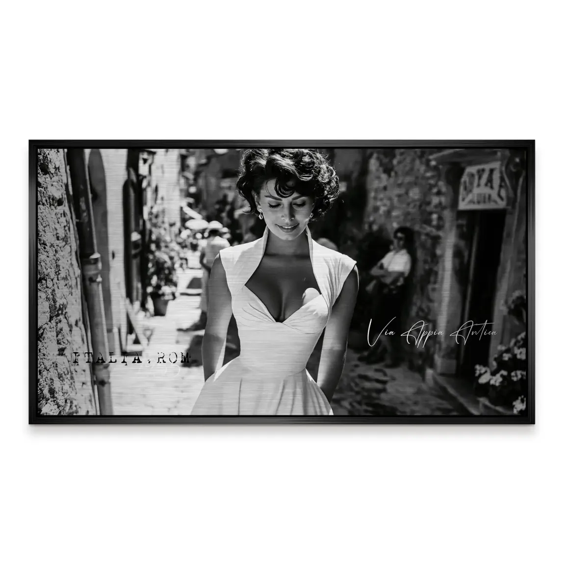 Sophia Loren Roma Aluminiumbild gebürstet