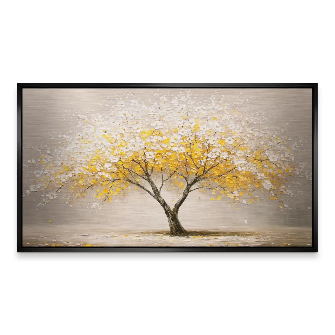 Golden Tree Art Alu Gebürstet