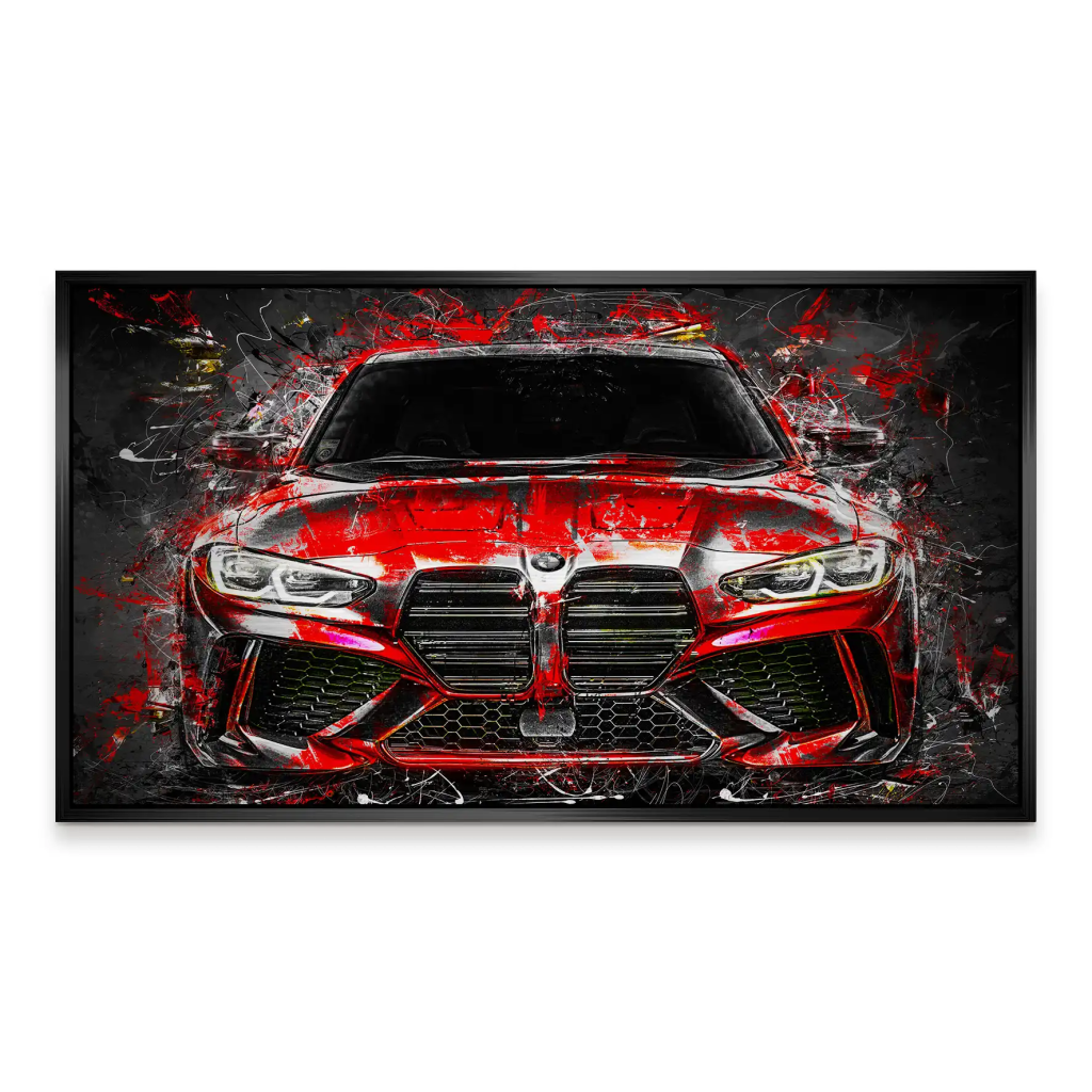 BMW M4 Abstrakt Style Alu Gebürstet INGALERIE