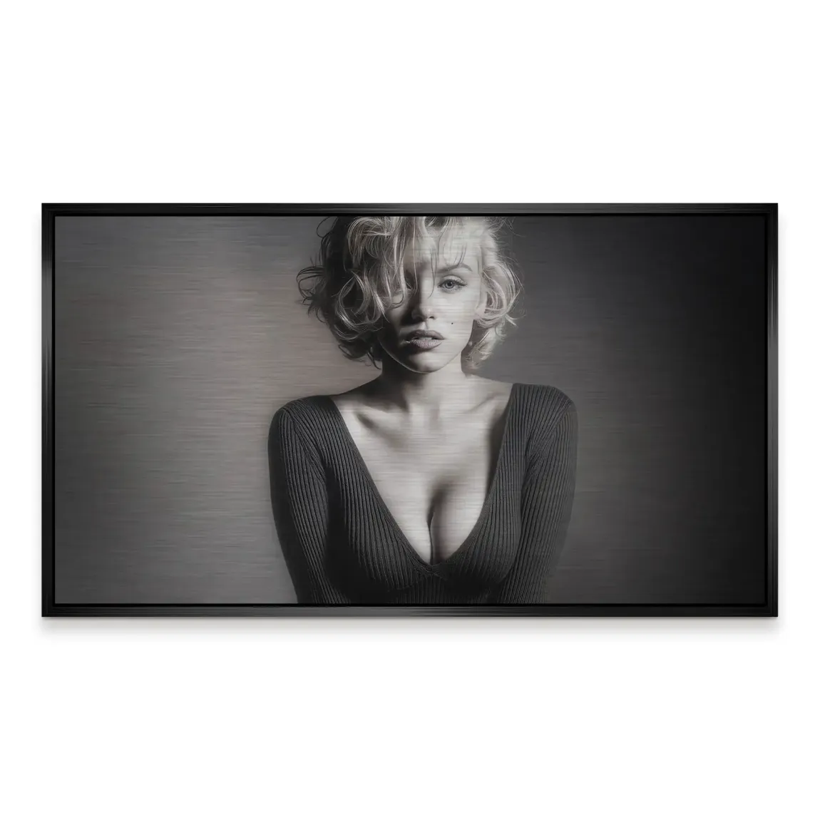 Marilyn Monroe Glam Night Alu Gebürstet