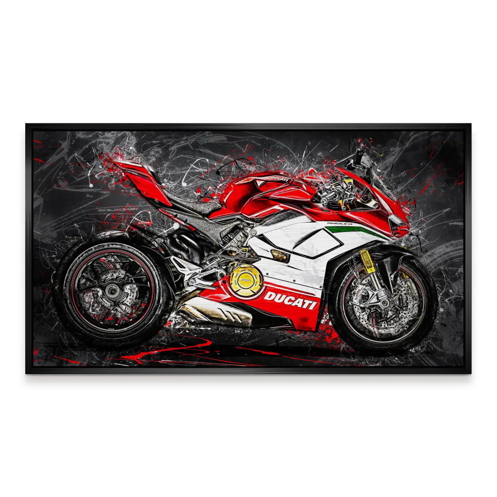 Ducati Panigale V4 Abstrakt Alu Gebürstet INGALERIE