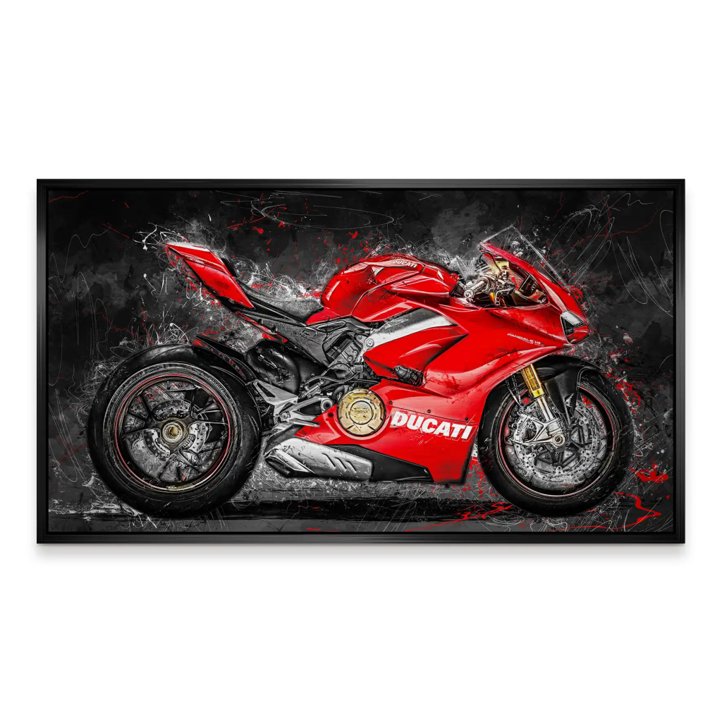 Ducati Panigale Abstrakt Alu Gebürstet INGALERIE