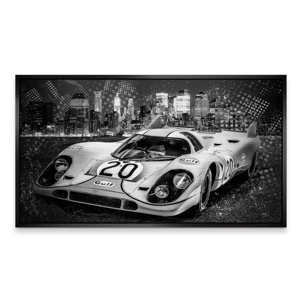 Porsche 917 Black Style Alu Gebürstet INGALERIE