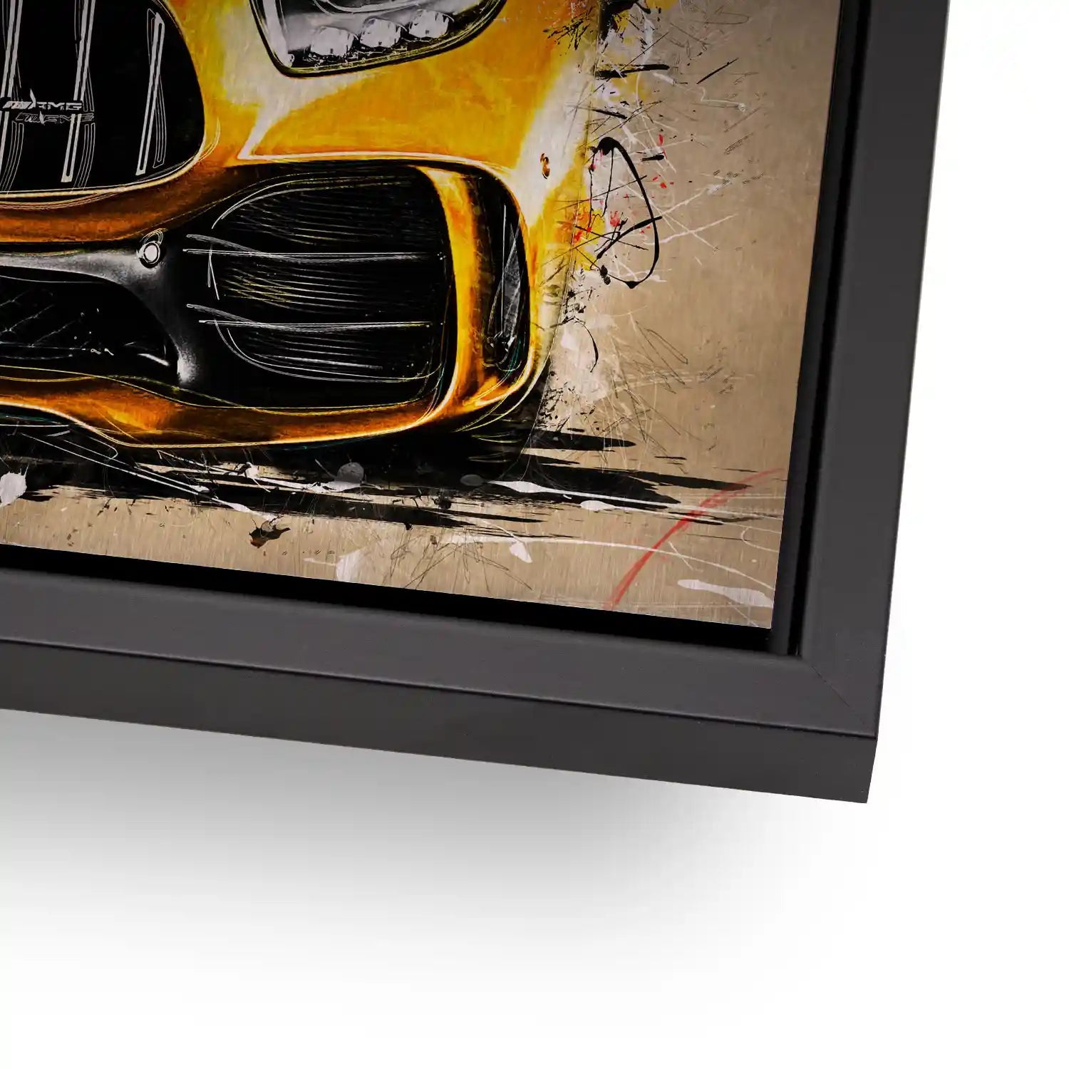 Mercedes AMG GT Retro Style Alu Gebürstet INGALERIE