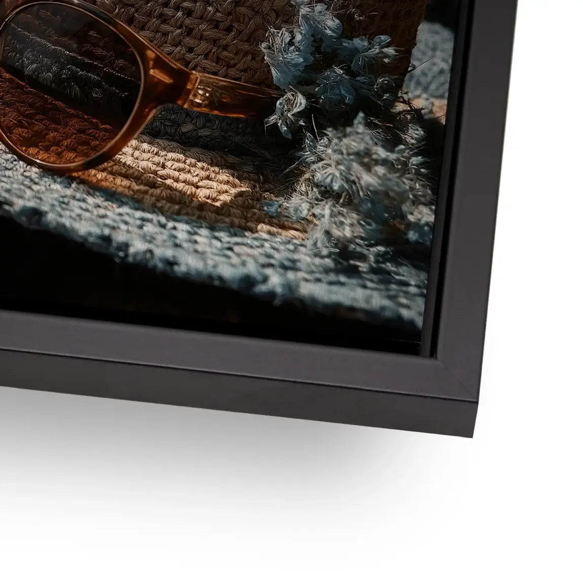 Blue Moments Alu Gebürstet