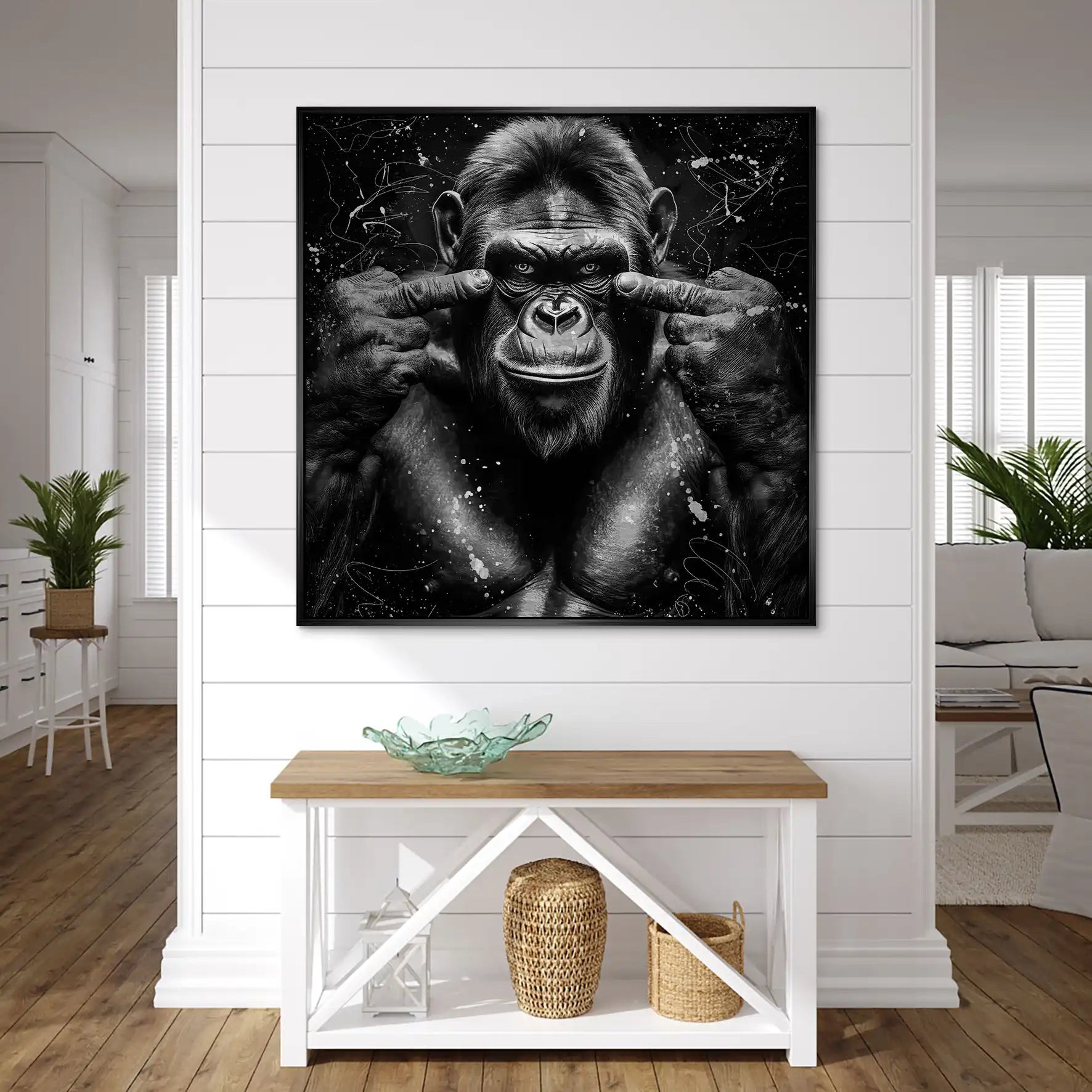 Bad Gorilla Nr.2 Alu Gebürstet INGALERIE