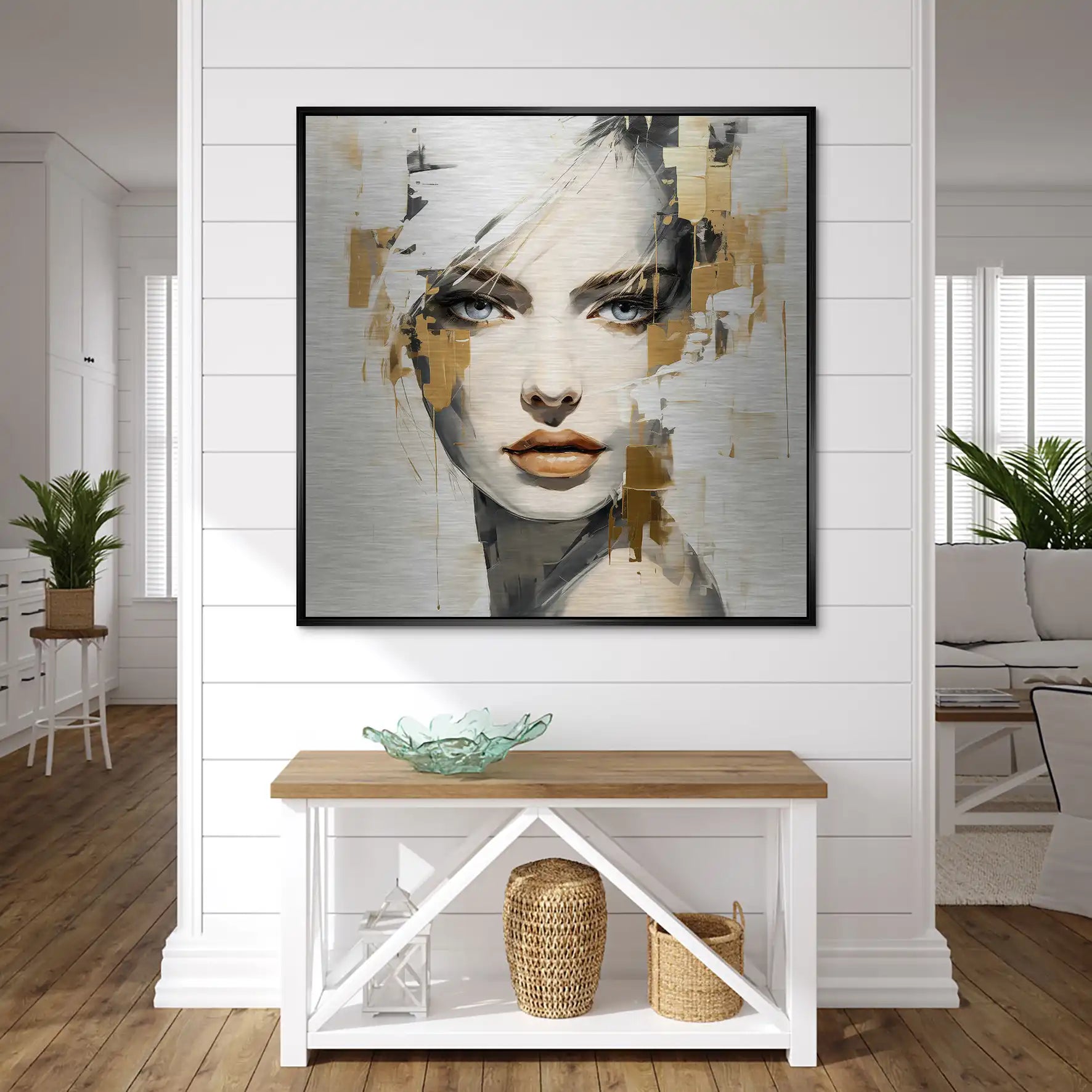 Golden Muse Alu gebürstet Bild INGALERIE