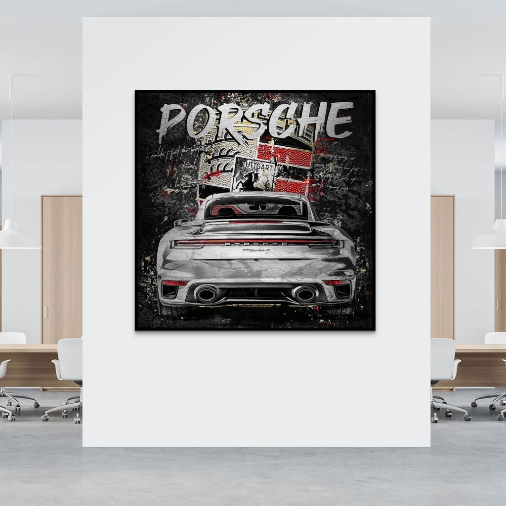 Shadowline Porsche Turbo Alu gebürstet Bild INGALERIE