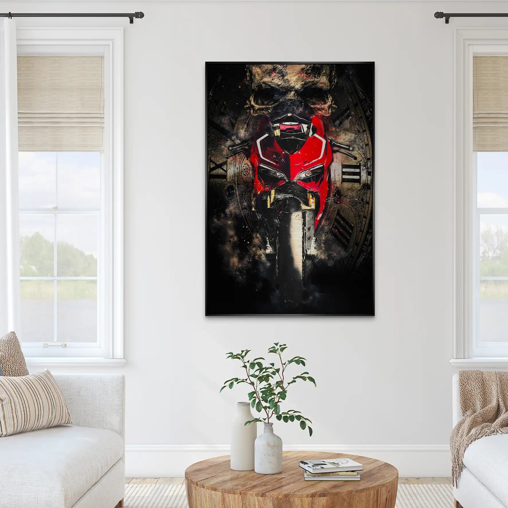 Ducati Totenkof AluDibond Gebürstet INGALERIE