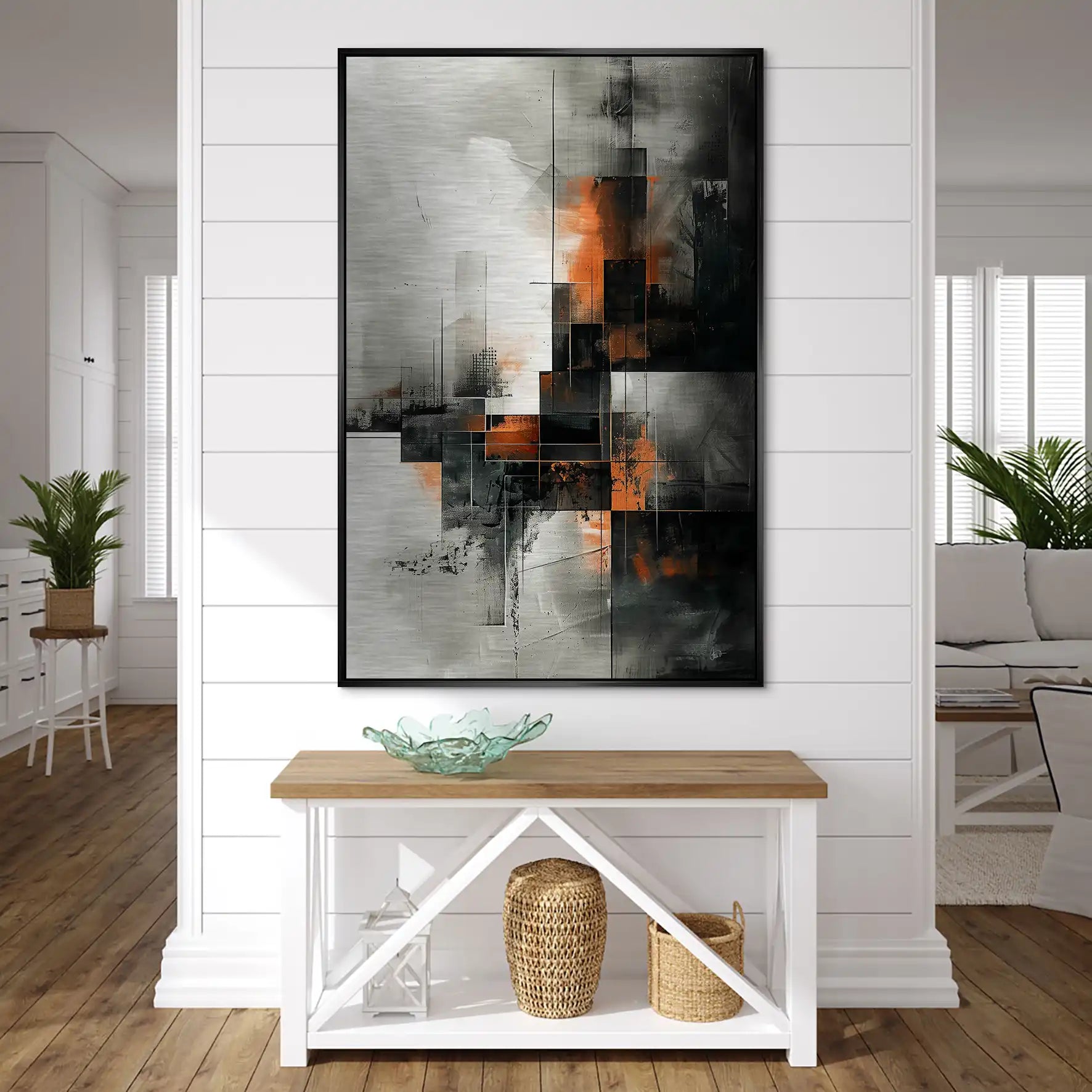 Abstrakt Nr.25 Alu Gebürstet Bild INGALERIE