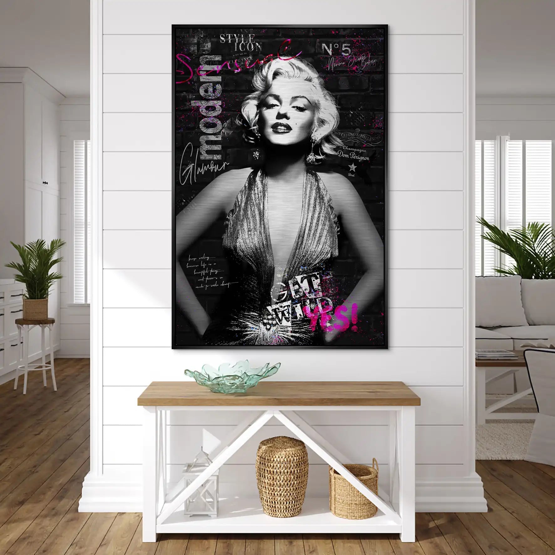 Marilyn Get Wild AluDibond Gebürstet INGALERIE