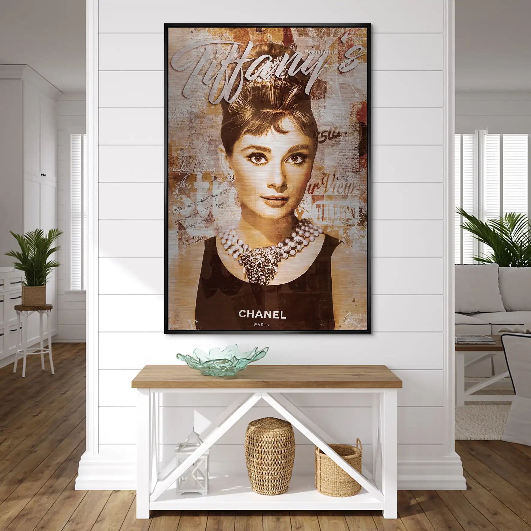 Audrey Tiffany Retro Art AluDibond Gebürstet INGALERIE