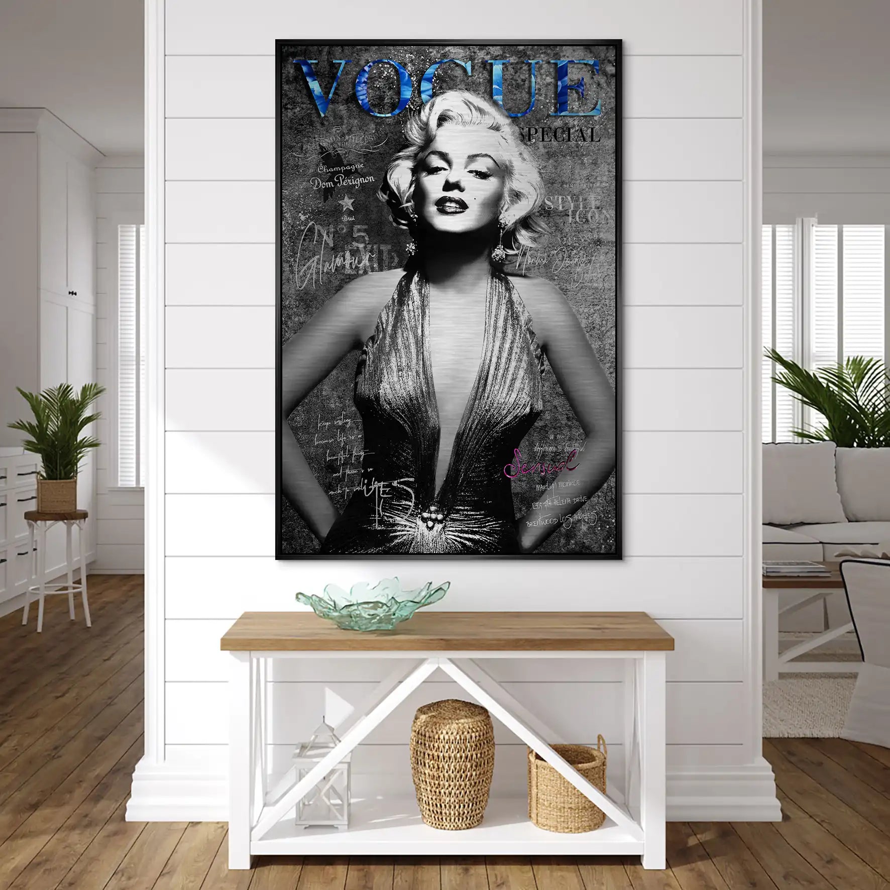 Marilyn Vogue AluDibond Gebürstet INGALERIE