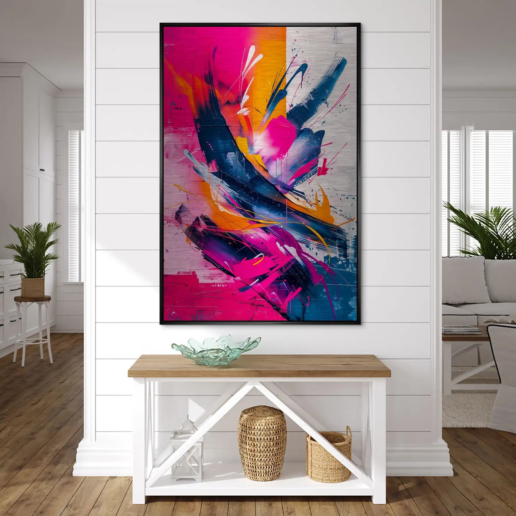 Abstrakt Nr.23 Alu Gebürstet Bild INGALERIE