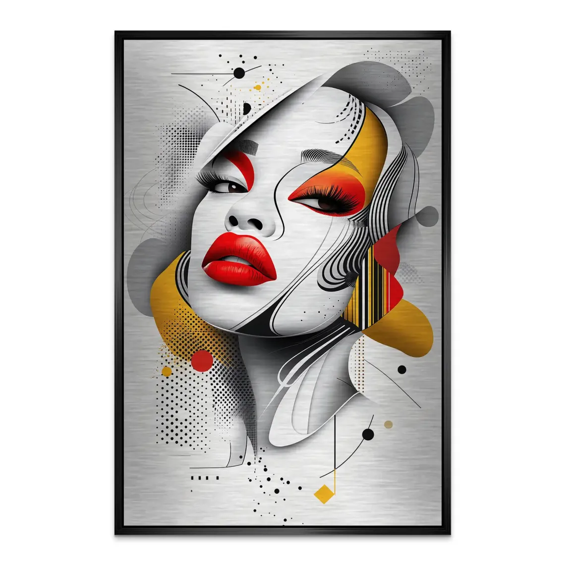 Femme Fatale Modern Art AluDibond Gebürstet INGALERIE