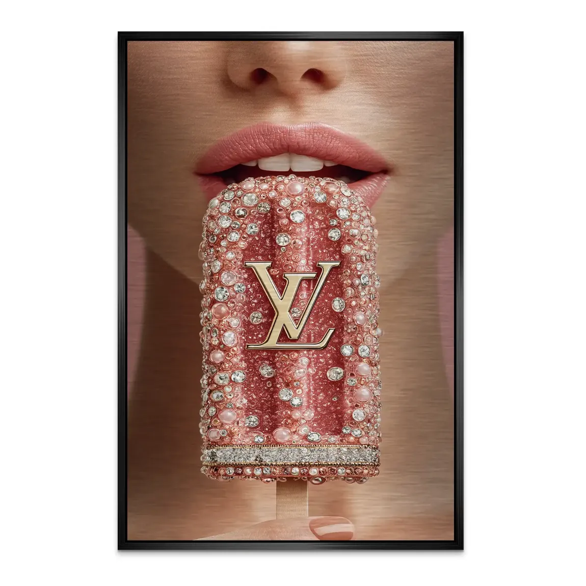Diamonds and Desire Alu Dibond Bild gebürstet