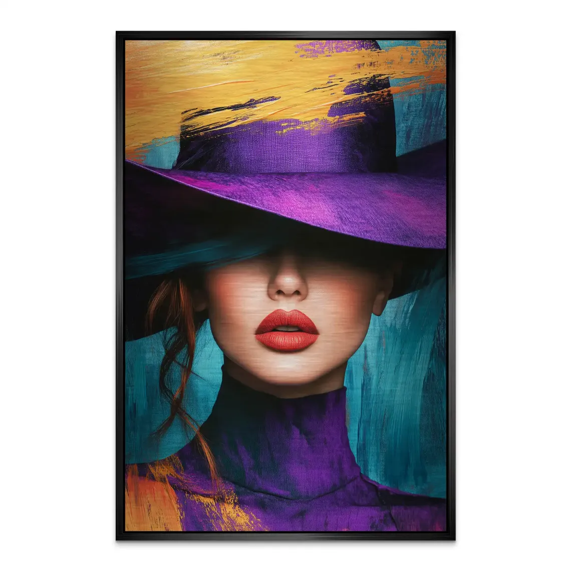Queen of Color Alu Dibond Bild gebürstet INGALERIE