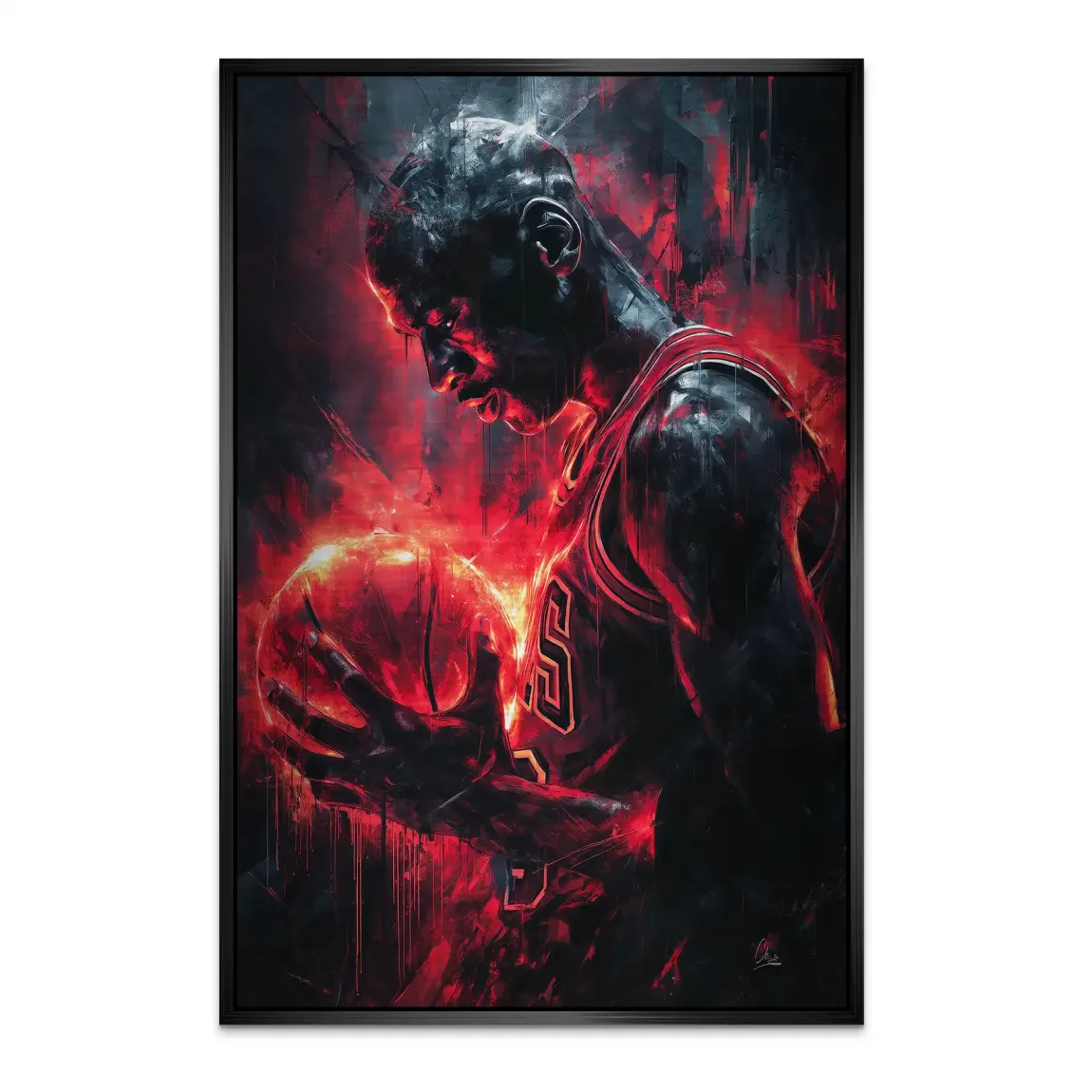 Heart of the Game Alu Dibond Bild gebürstet