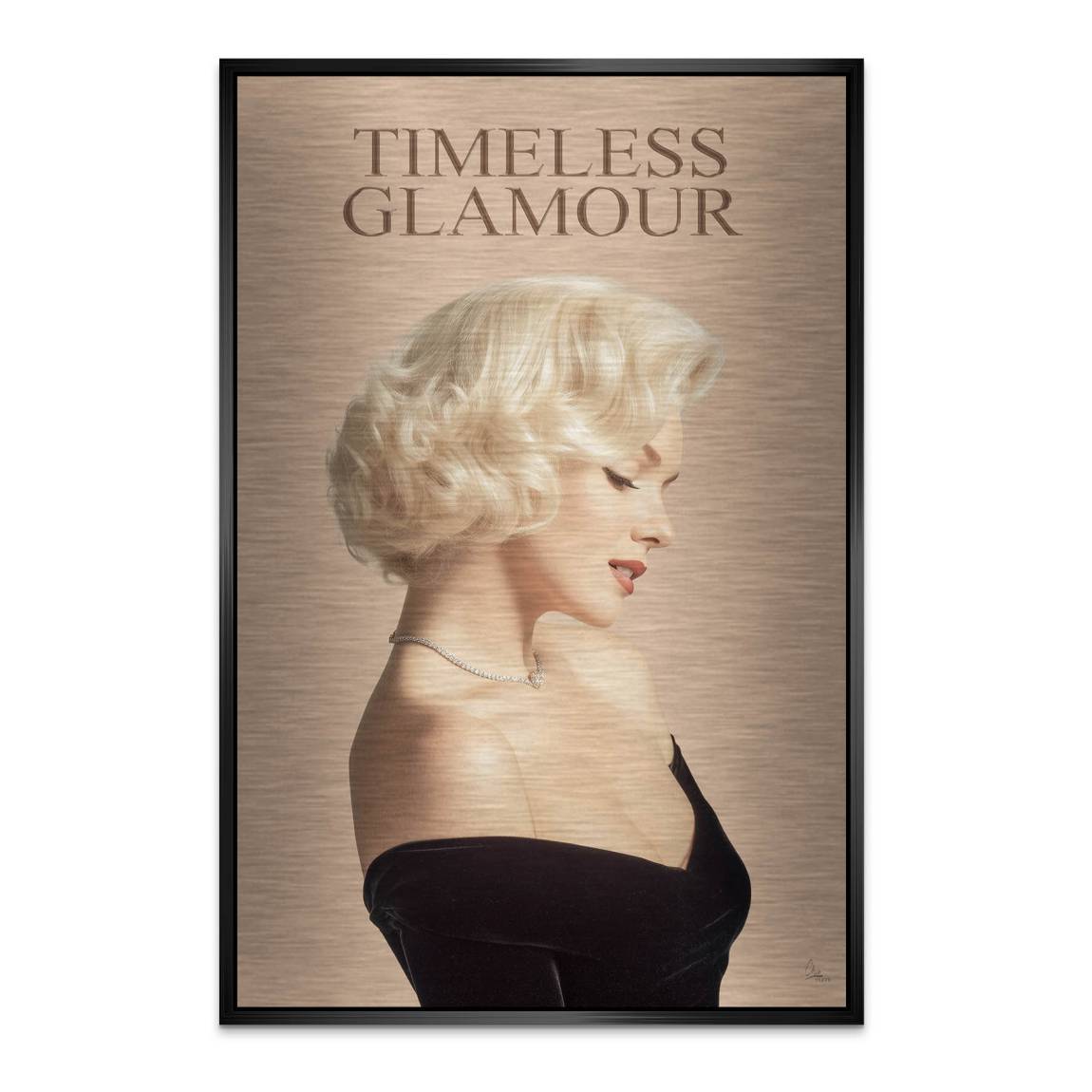 Marilyn Hollywood Grace Aluminiumbild gebürstet