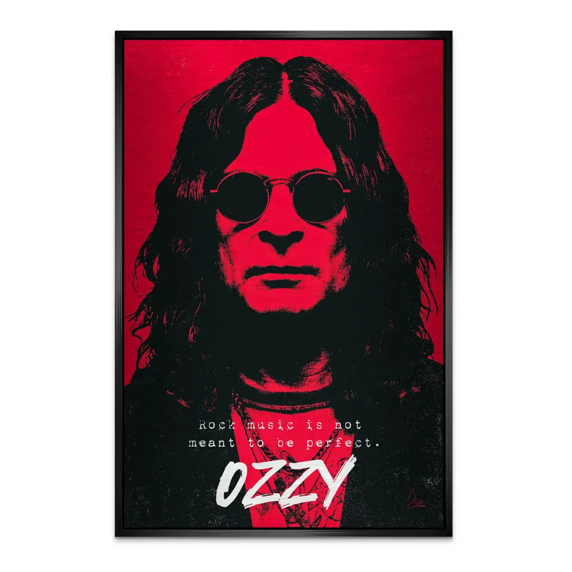 Ozzy Rock Spirit Alu Dibond Bild gebürstet