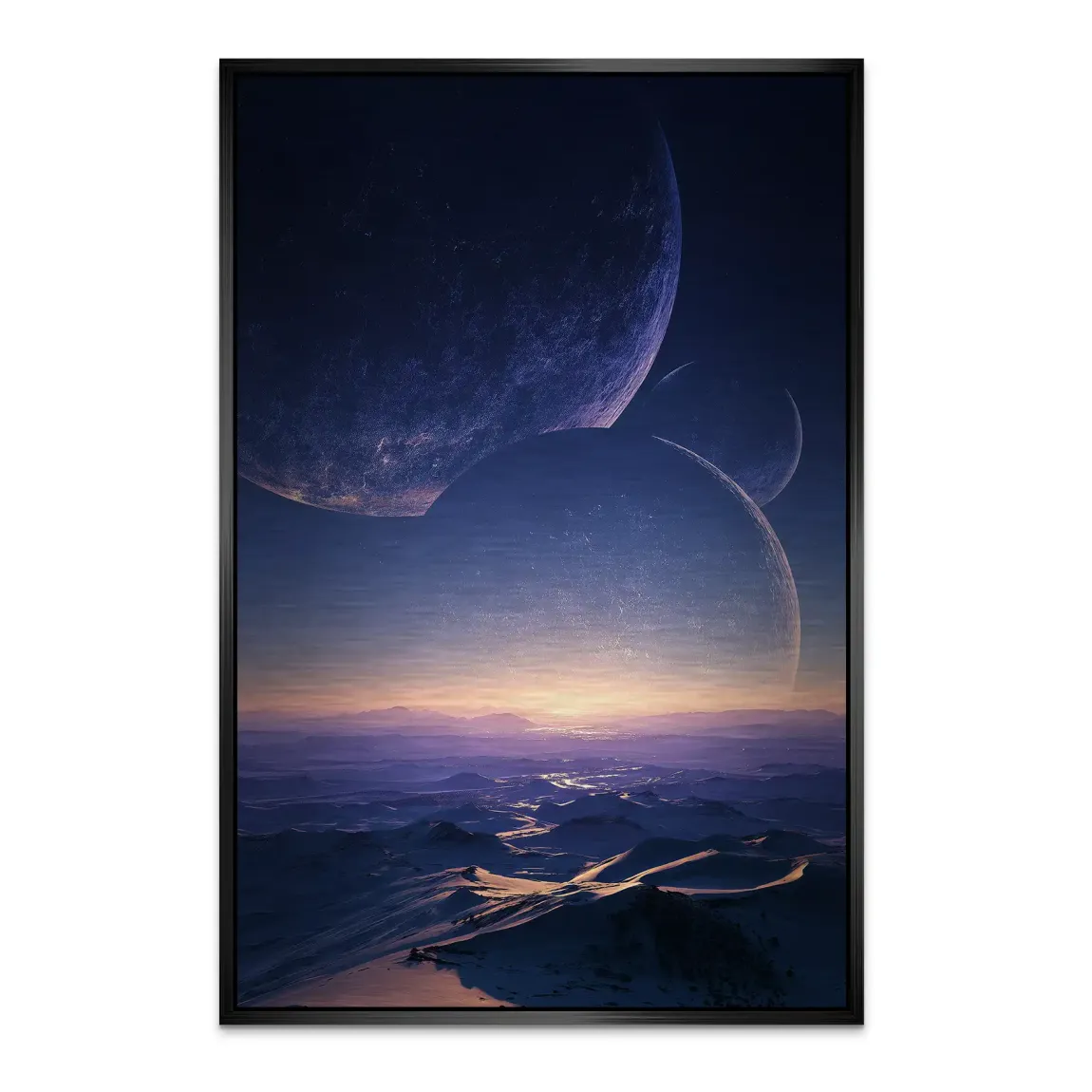 Jenseits der Welt Alu Dibond Bild gebürstet