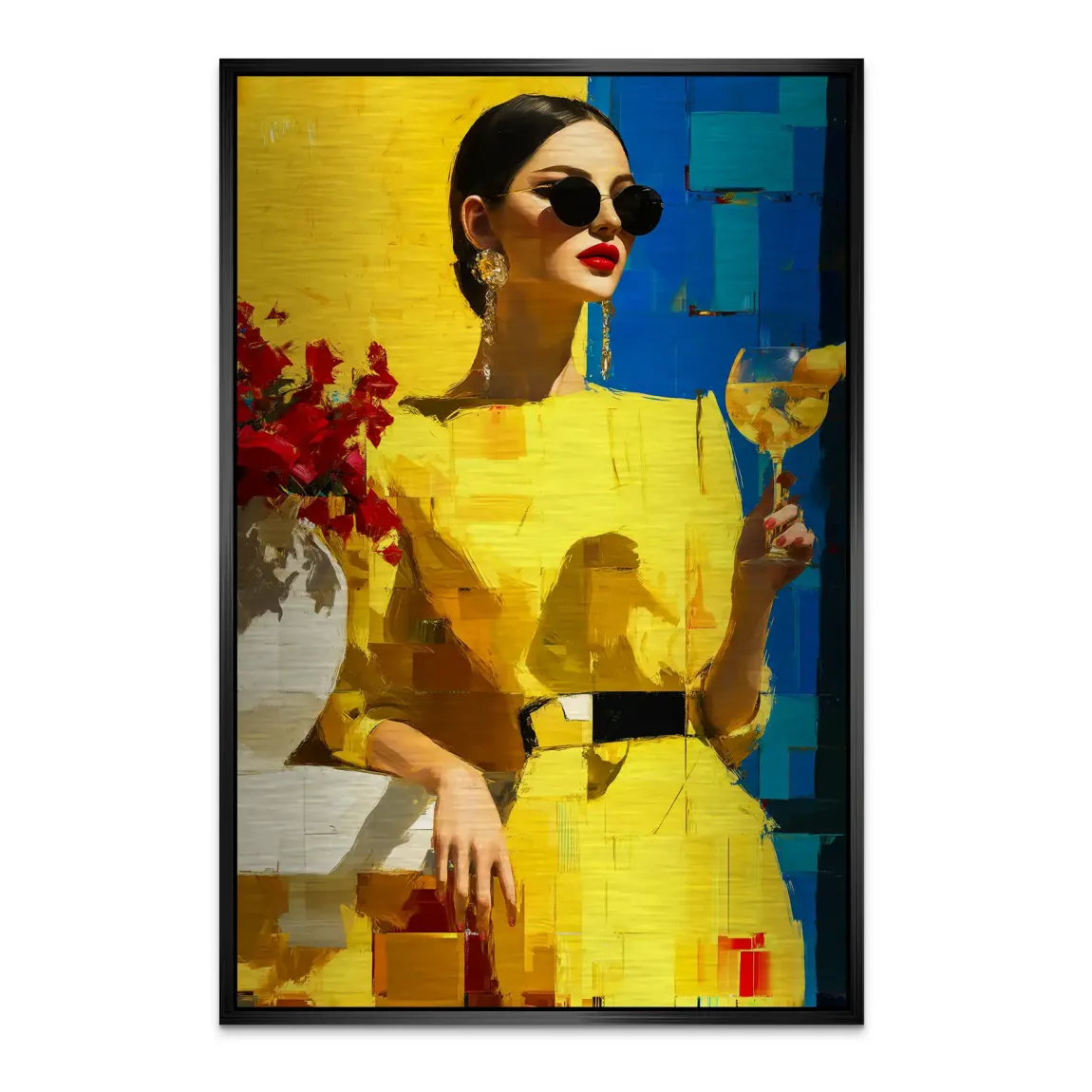 Riviera Elegance Alu Dibond Bild gebürstet INGALERIE