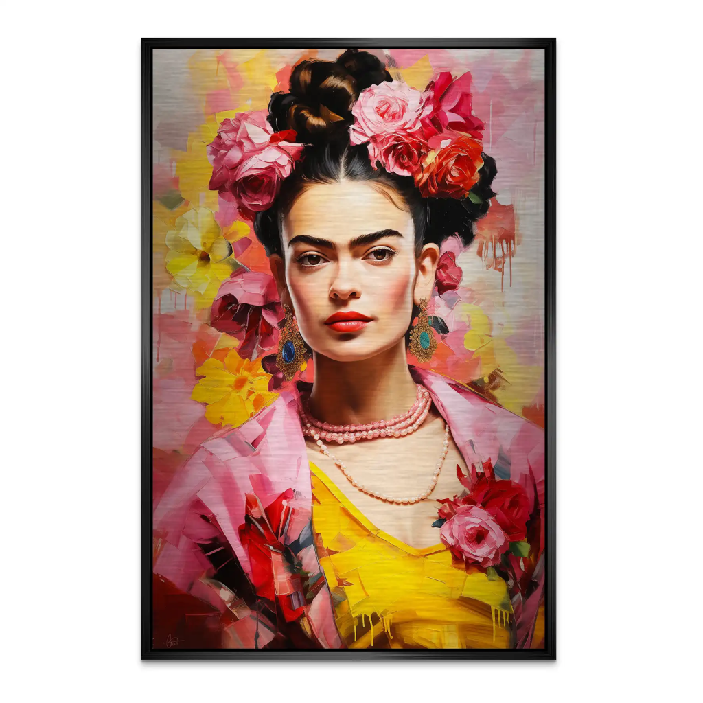 Beauty Frida Alu Gebürstet Bild INGALERIE