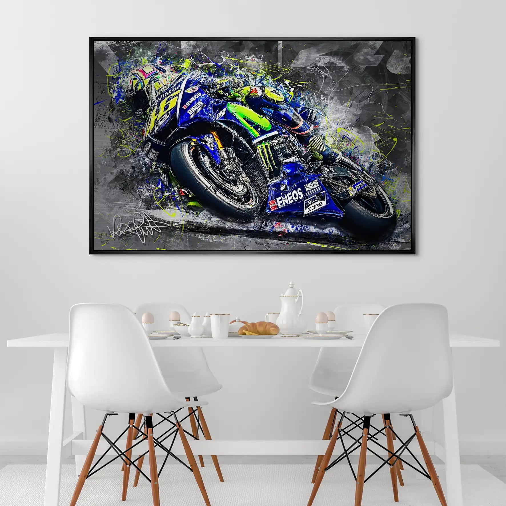 Yamaha Rossi Style AluDibond Gebürstet INGALERIE