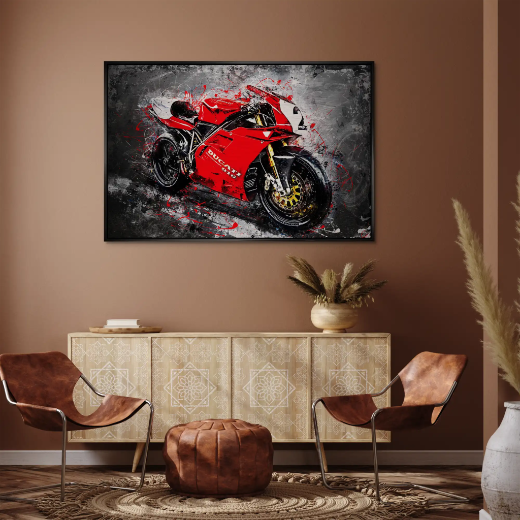 Ducati 916 Abstrakt AluDibond Gebürstet INGALERIE