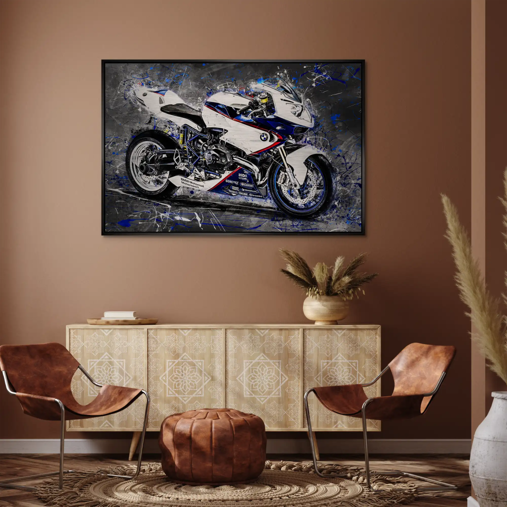 BMW HP2 Abstrakt Style Alu Gebürstet INGALERIE