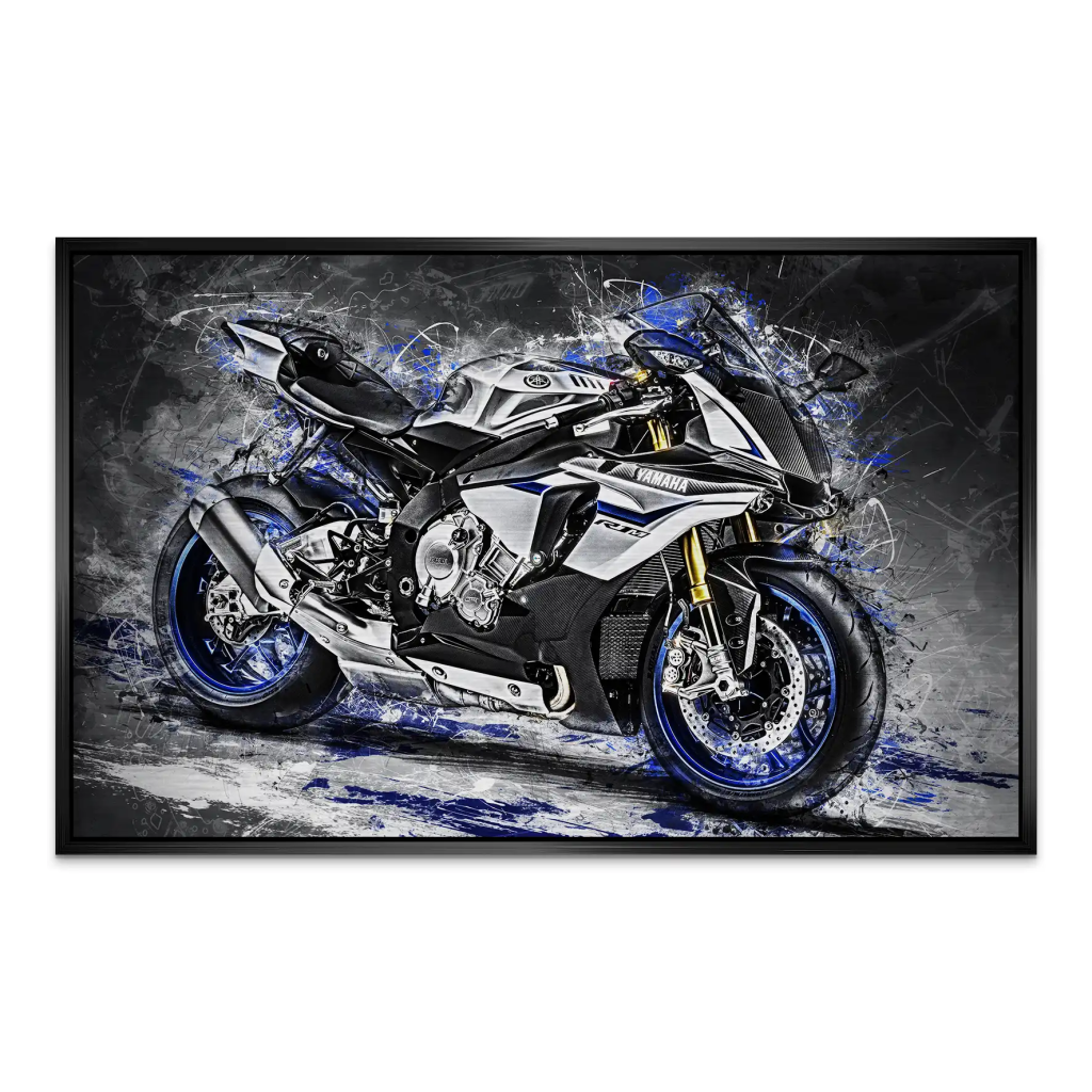 Yamaha R1M Abstrakt AluDibond Gebürstet INGALERIE