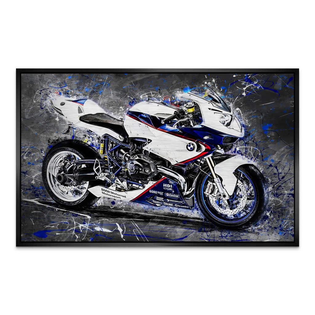 BMW HP2 Abstrakt Style Alu Gebürstet INGALERIE