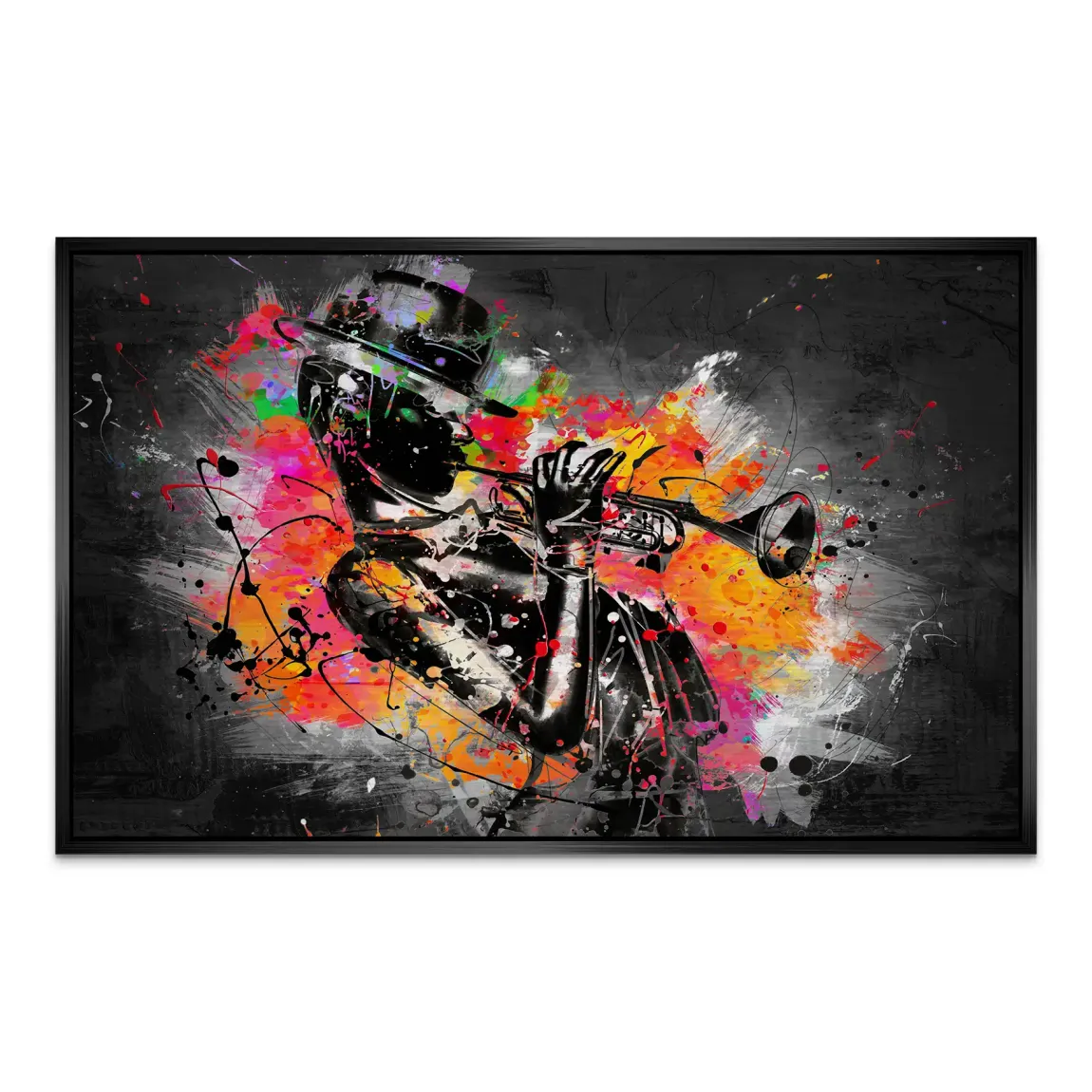 Jazzman Pop Style AluDibond Gebürstet