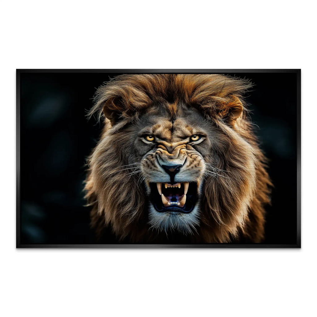 Angry Lion AluDibond Gebürstet INGALERIE