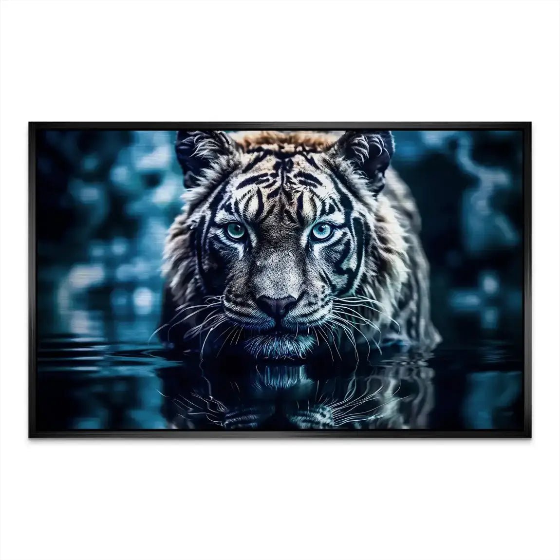 Tiger by Night AluDibond Gebürstet INGALERIE