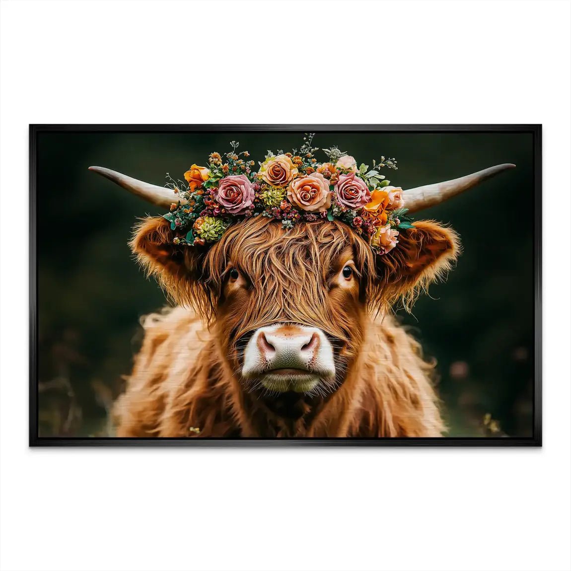 Highland Cow AluDibond Gebürstet INGALERIE