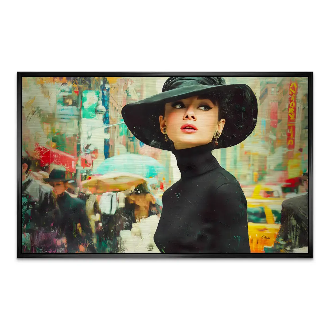 Audrey in New York AluDibond Gebürstet INGALERIE