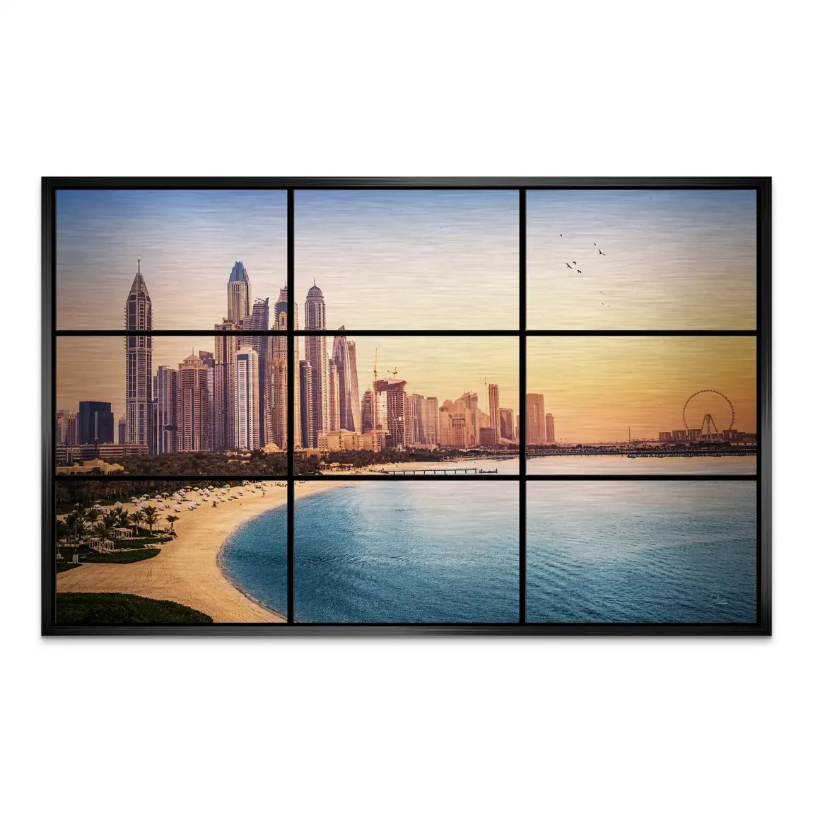 Golden Dunes Dubai AluDibond Gebürstet