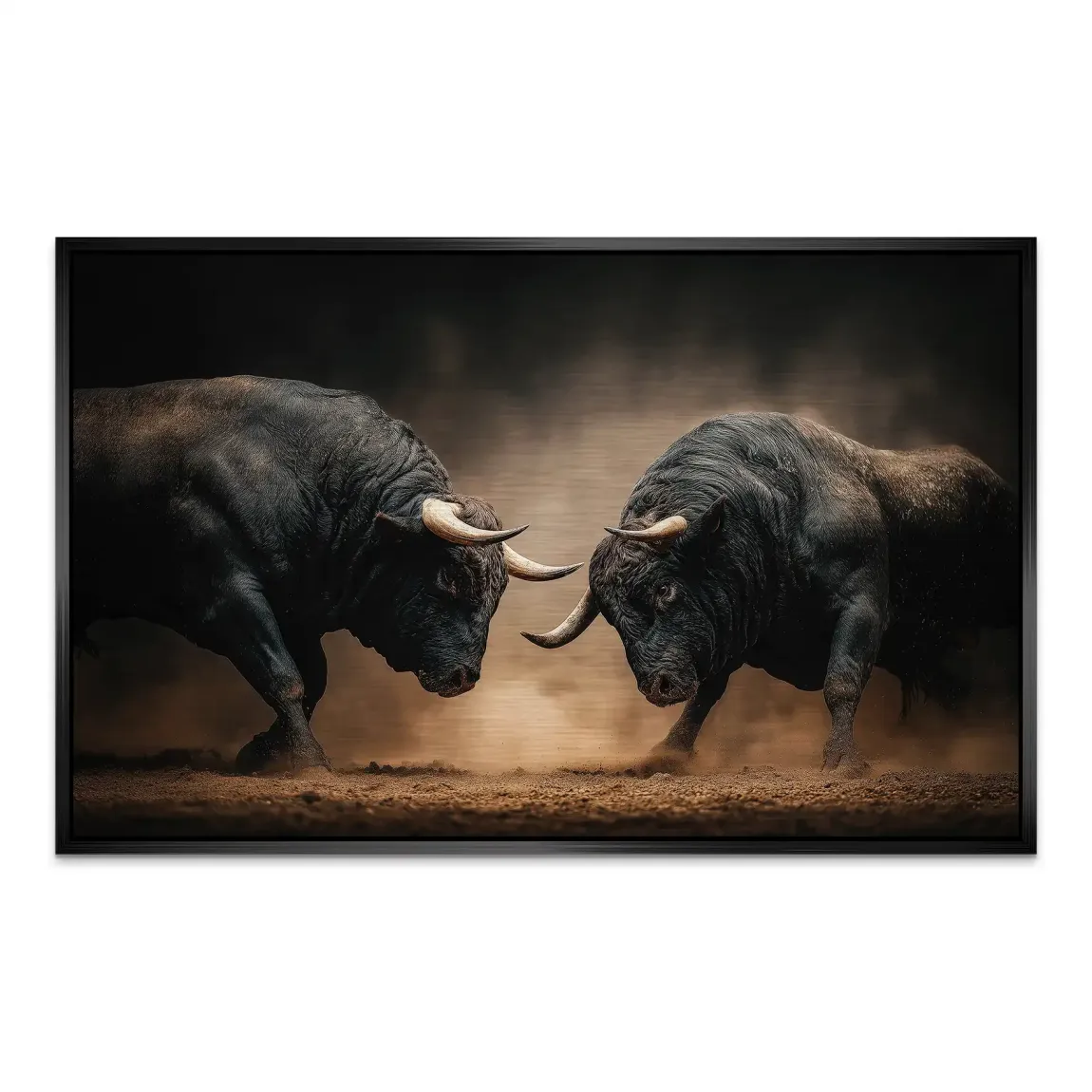Bulls of Valor Alu Dibond Gebürstet
