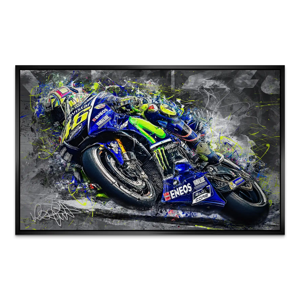 Yamaha Rossi Style AluDibond Gebürstet INGALERIE