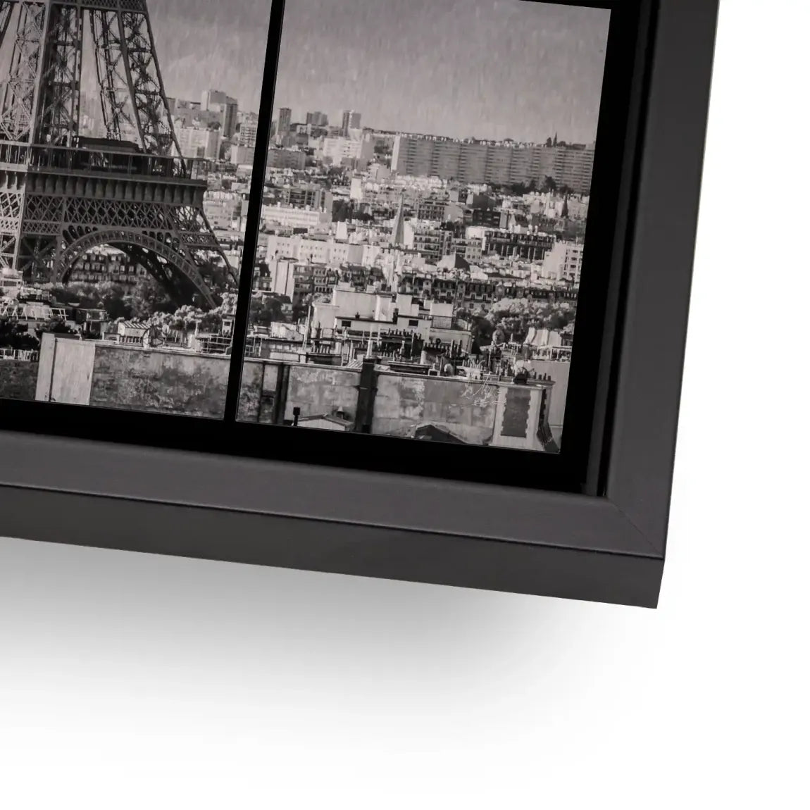 Paris Skyline View Alu Gebürstet Bild