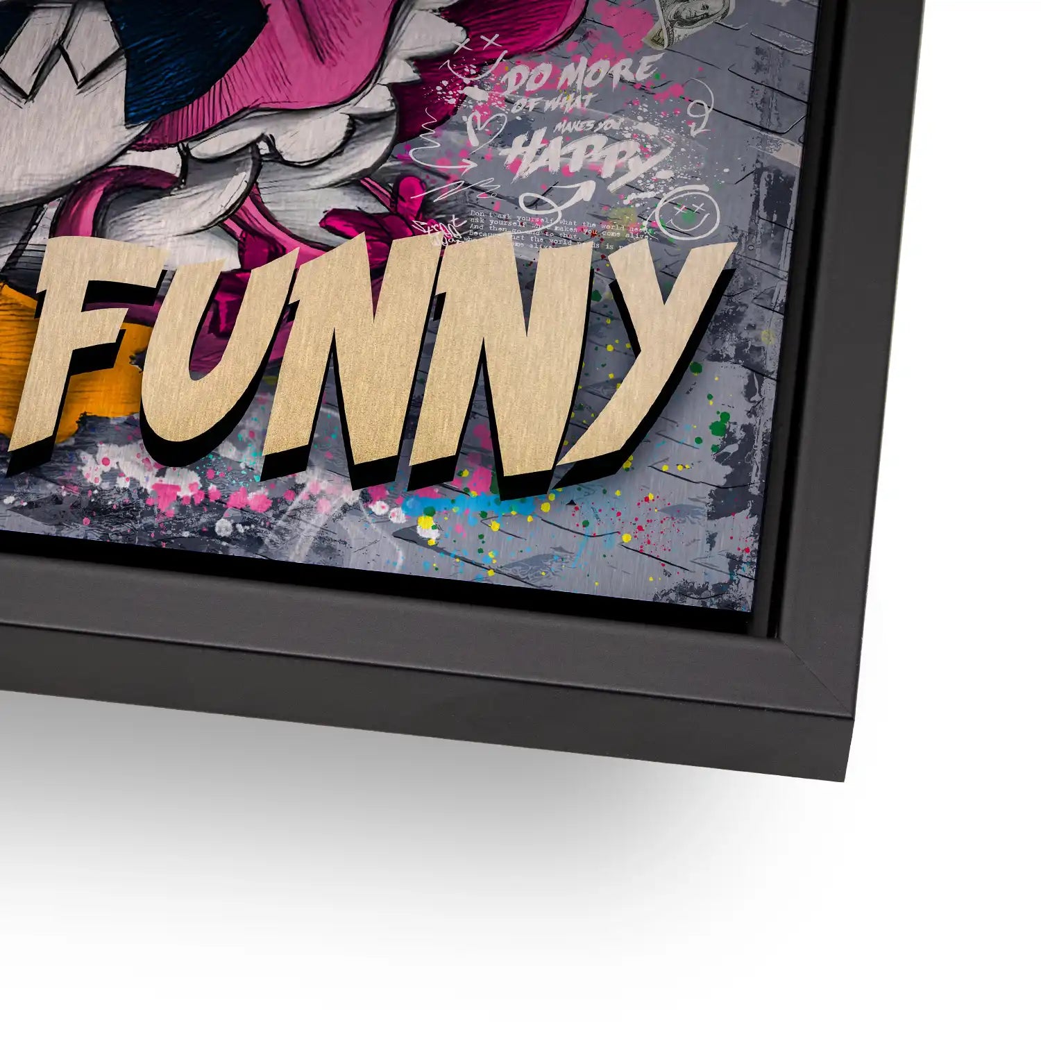 Donald No Money Aludibond Gebürstet INGALERIE