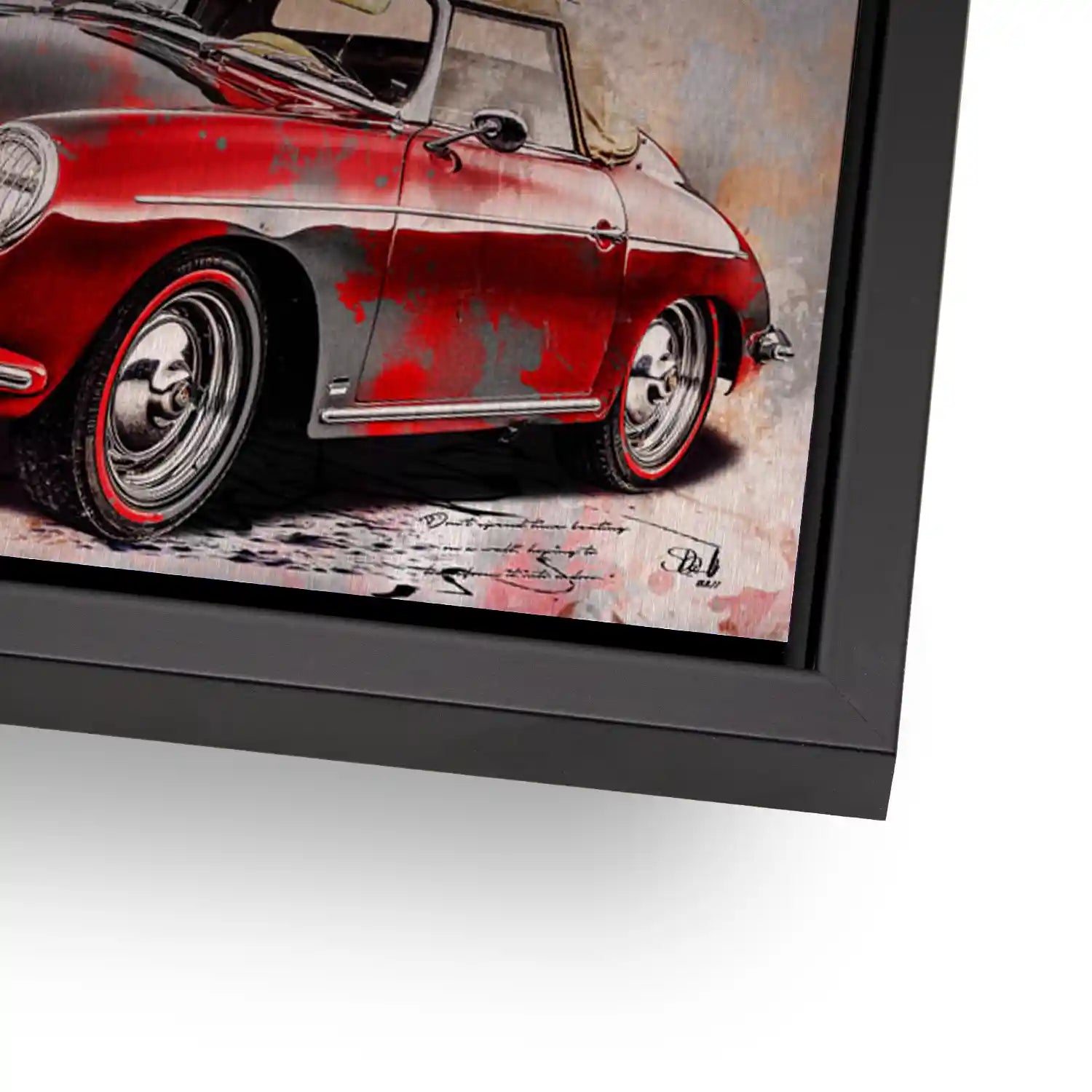 Audrey Porsche Pop Art Aludibond Gebürstet INGALERIE